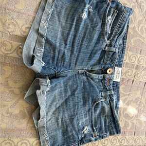 Aeropostale Blue Jean Shorts Vintage Wash